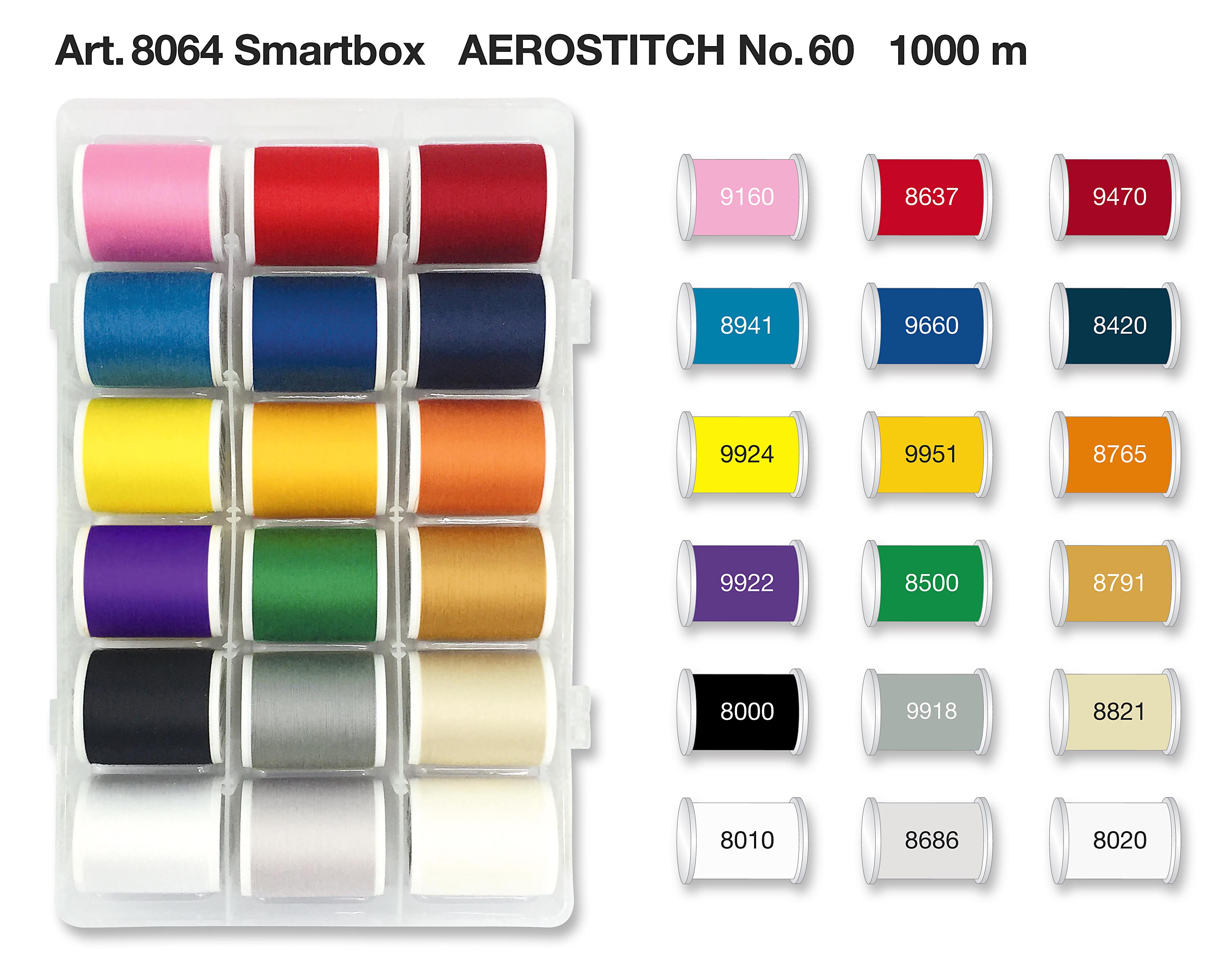 Madeira Smartbox AeroStitch - 18 Farben