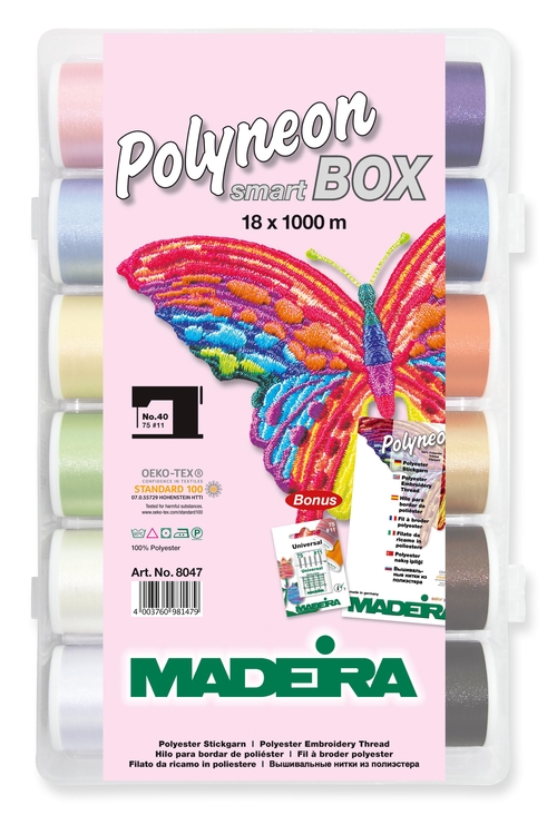 Madeira Smartbox Polyneon - 18 Farben
