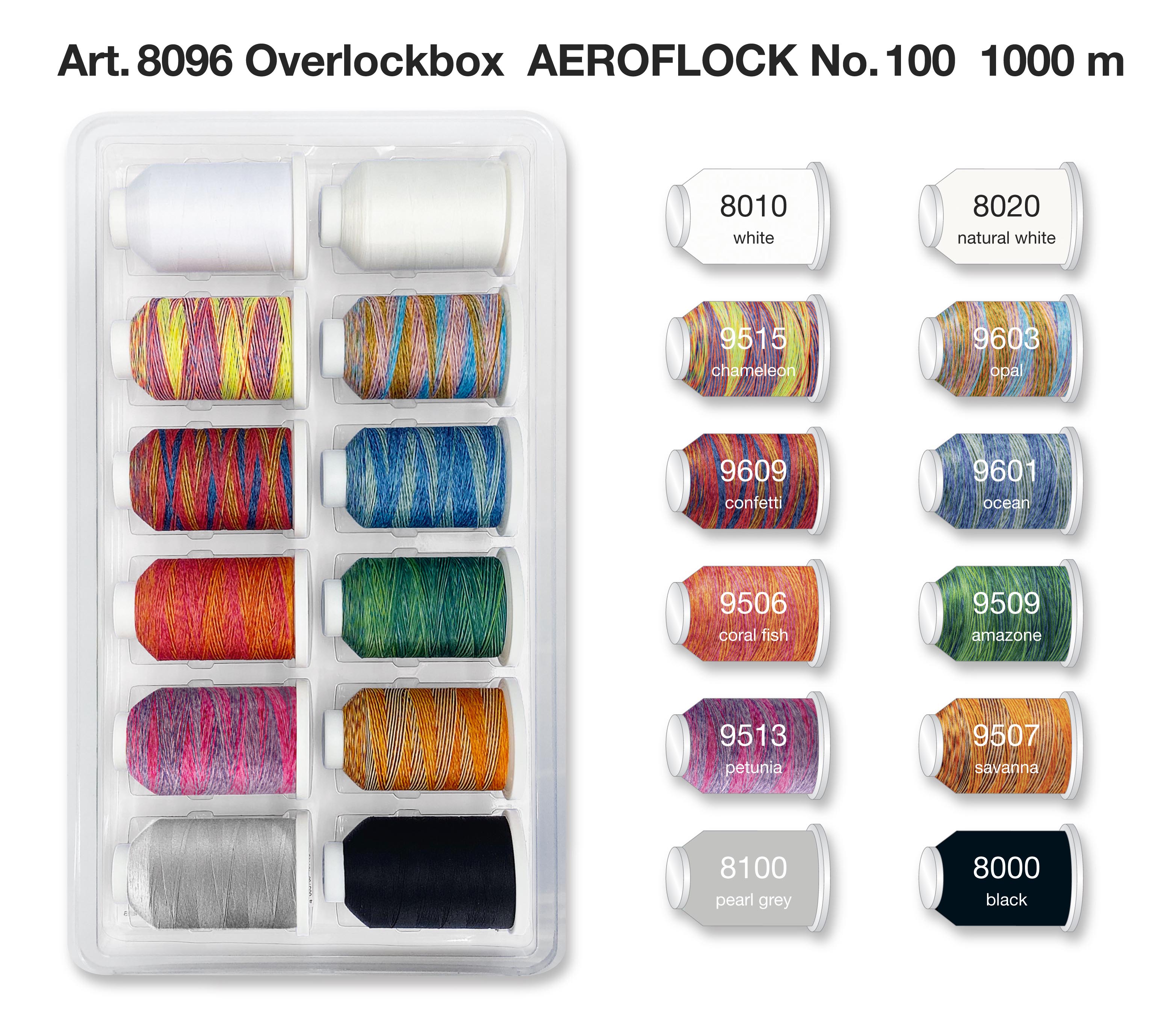 Madeira Aeroflock 100 Blister Box Multi