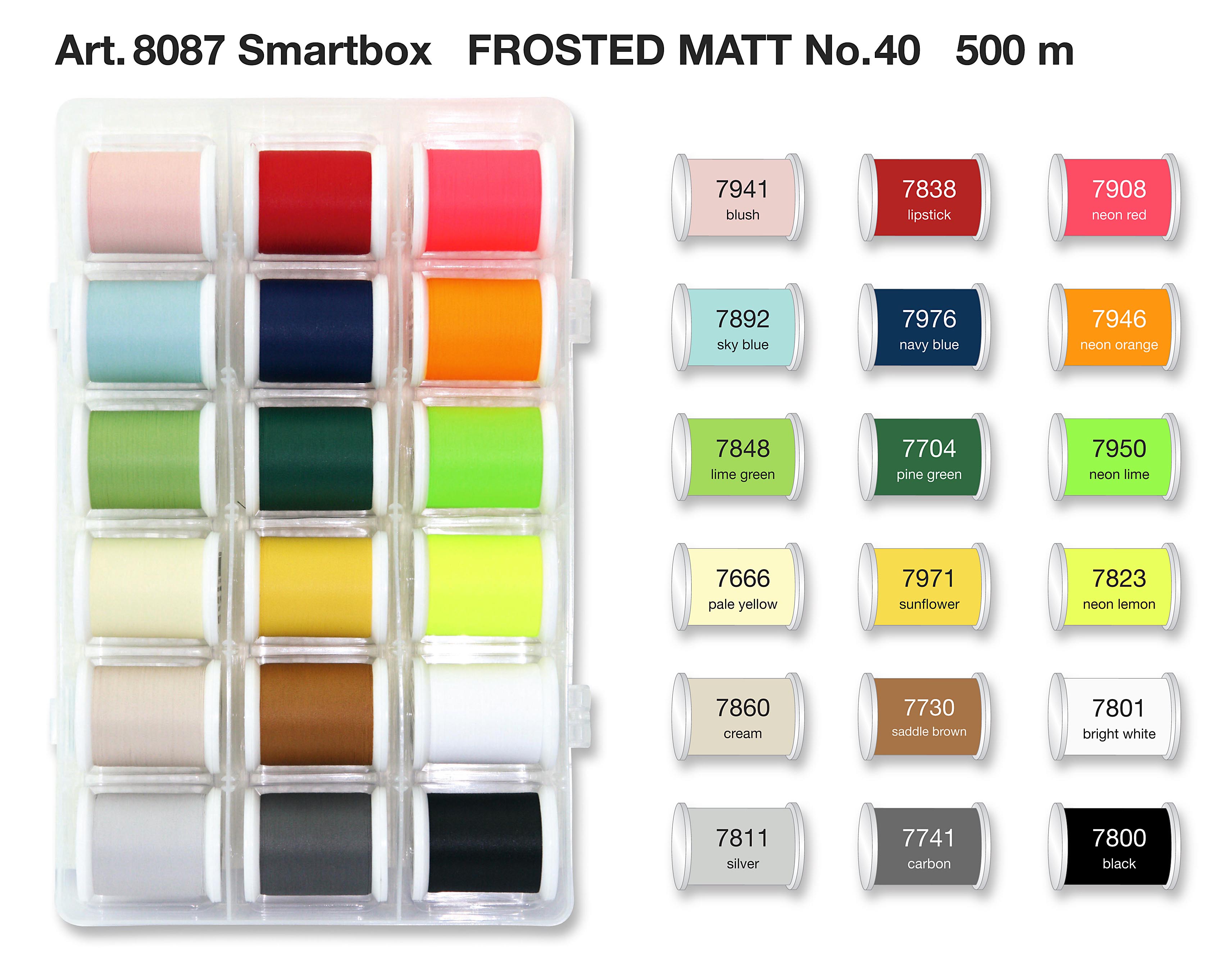 Madeira Smartbox Frosted Matt - 18 Farben