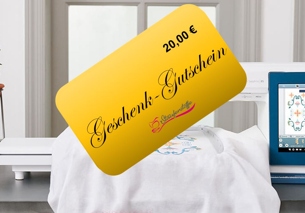 Geschenk-Gutschein 20,00 € (Onlineprodukt) 
