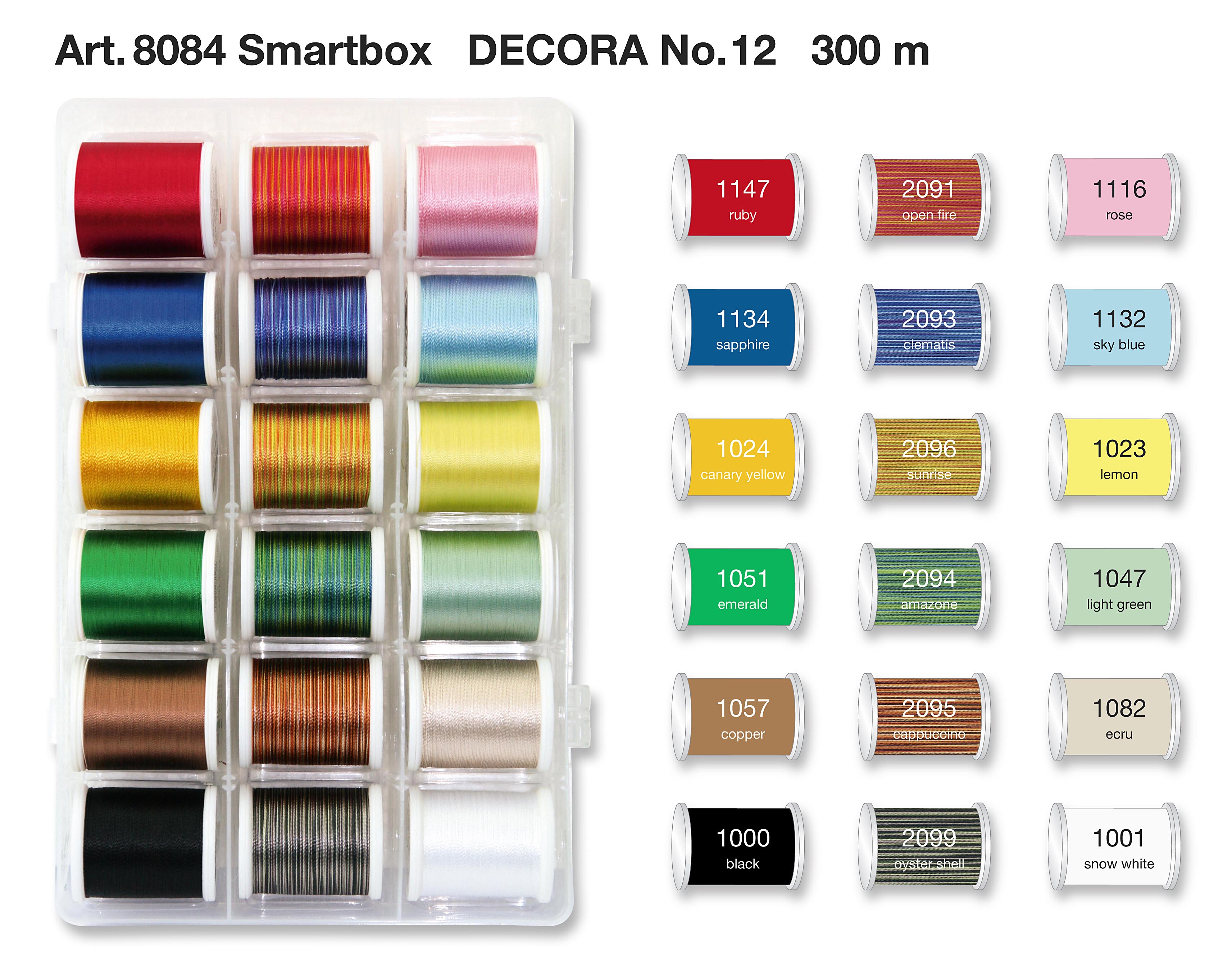 Madeira Smartbox Decora 12 - 18 Farben
