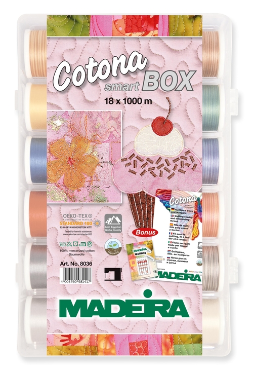 Madeira Smartbox Cotona 50 - 18 Farben