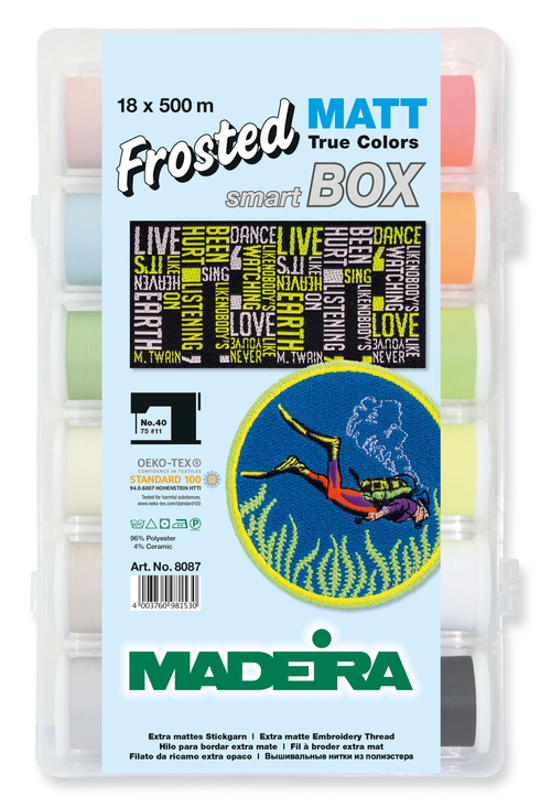Madeira Smartbox Frosted Matt - 18 Farben